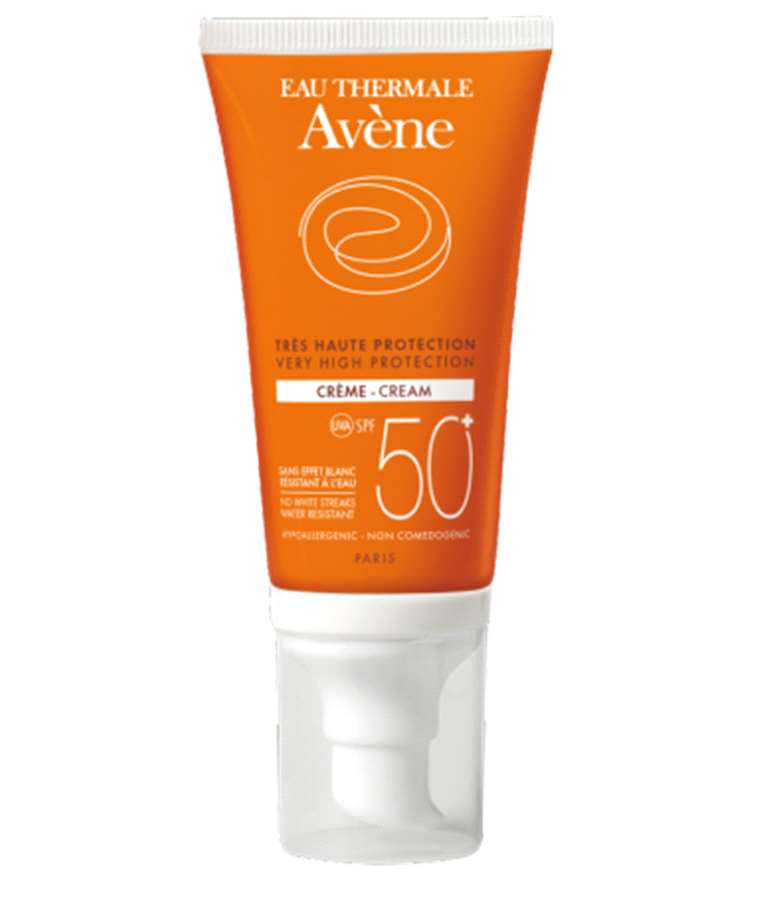 crema avene solar cara