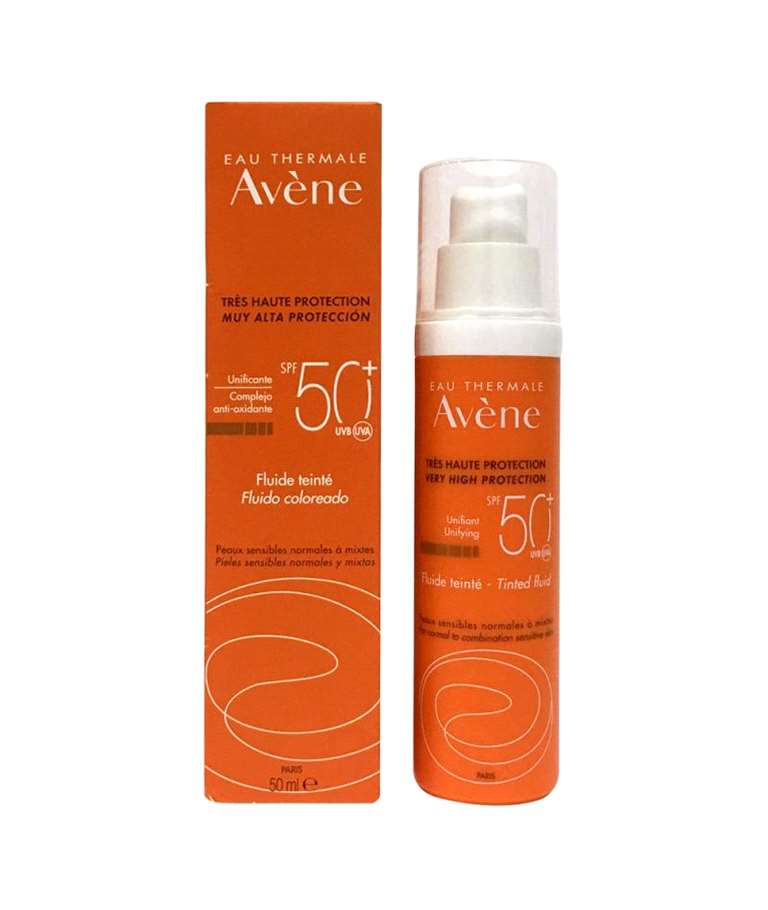 AVENE SOLAR FLUIDO COLOR FPS 50+ TOQUE SECO 50 ML