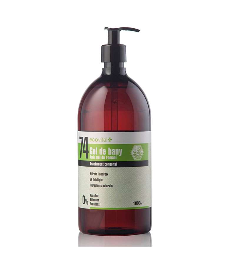 ECOCEUTICS ECOVITAL GEL DE BAÑO MIEL DE ROMERO 1L