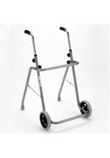 ANDADOR PLEGABLE GRIS CON RUEDAS ANOTA